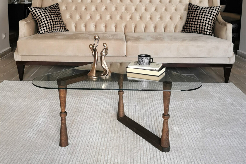 Sabani Sofabord 96 cm Trekantete - Valnøttbrun