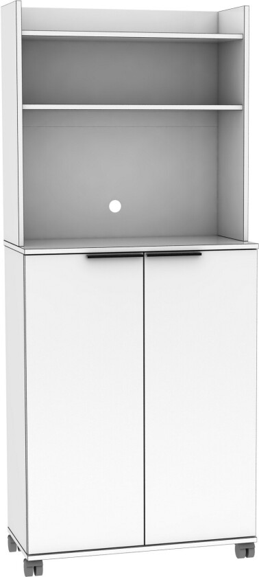 Byrå Vit högglans -