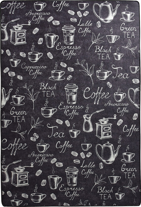 Hall Matte Cappuccino - Svart