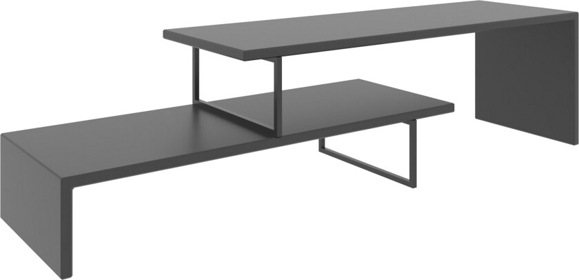 Gremler TV-Benk 120 cm - Svart|Antrasitt