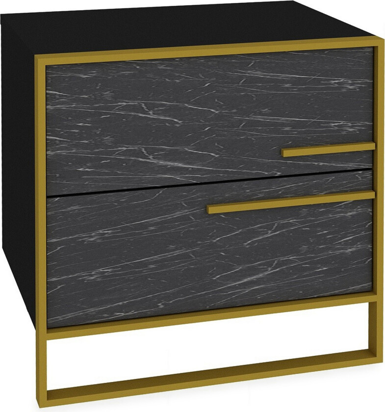 Cofield Nattbord 50 cm - Gull|Svart