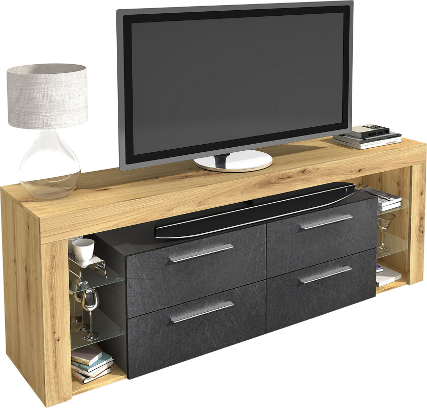 Jernae TV-Benk 180 cm - Brun