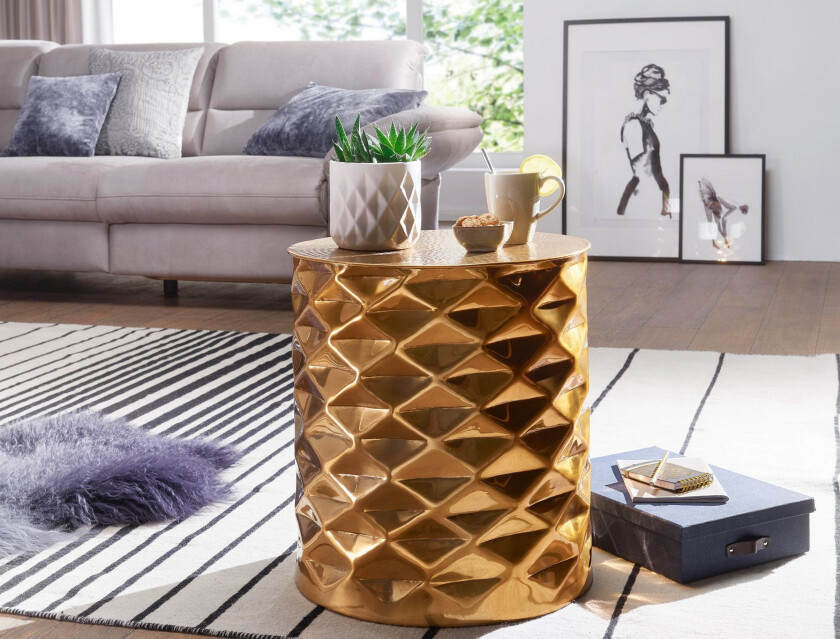 Kaegi Sofabord 44 cm Rundt - Gull