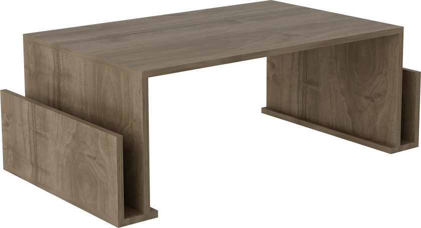 Elegancia Sofabord 95 cm med TidningsOppbevaring - Valnøttsbrun