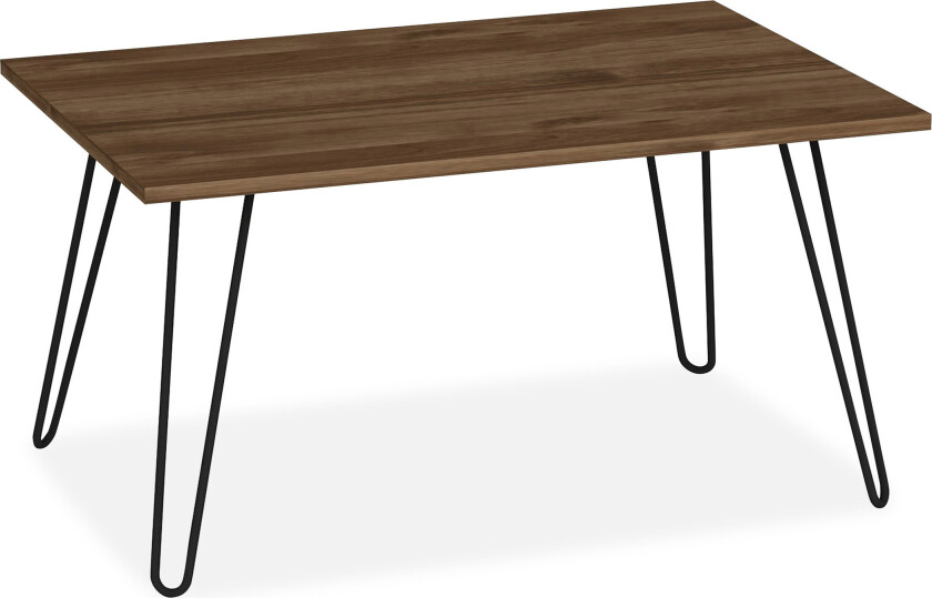 Furny Home Sofabord 90 cm - Valnøttsbrun/Svart