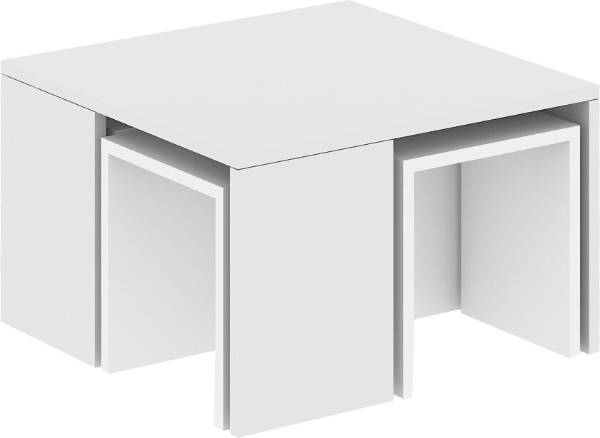 Elegancia Settbord 60 cm 4 Bord - Hvit