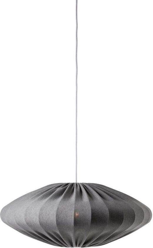 Ellipse taklampe 65 cm grå