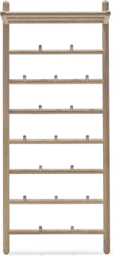 Miss Holly ribbevegg med hylle Hvitolje