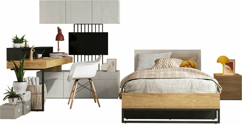 Bilde av Rathmore Møbelsett For Barnerommet - Svart