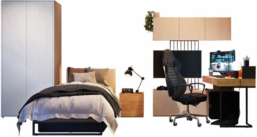 Bilde av Rathmore Møbelsett For Barnerommet - Svart