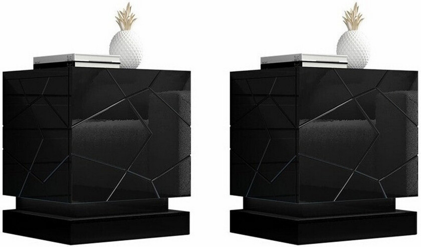 Juniskär Nattbord 46 cm - Svart