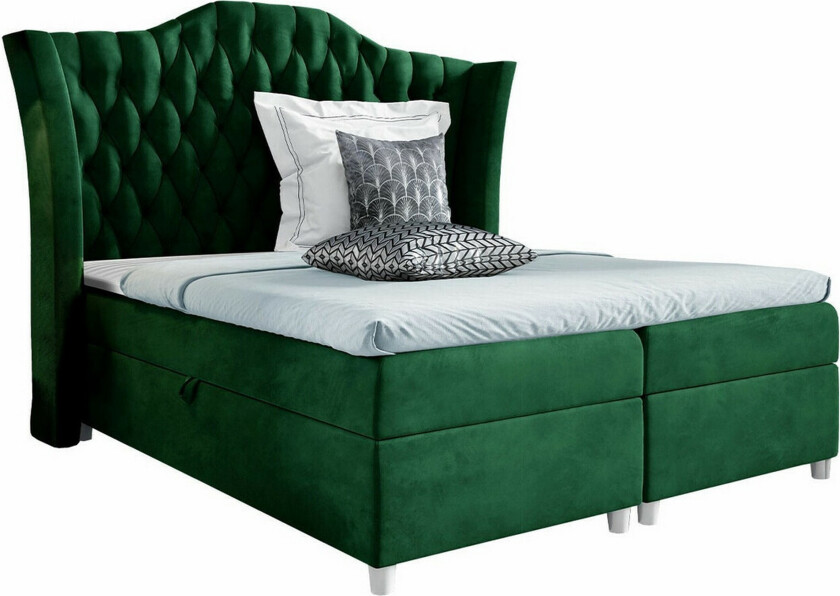 Boisdale Sengeramme 180x200 cm - Mørkegrønn