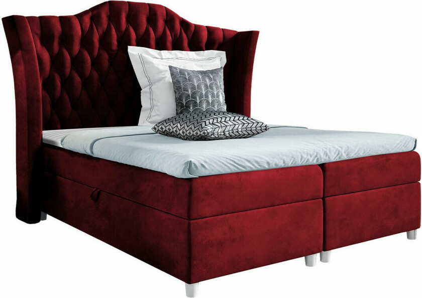 Boisdale Sengeramme 160x200 cm - Rød
