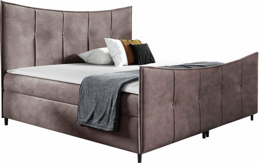 Boisdale Sengeramme 120x200 cm - Grå