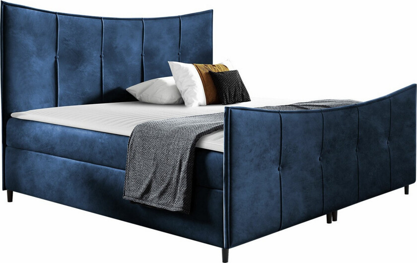 Boisdale Sengeramme 120x200 cm - Mørkeblå