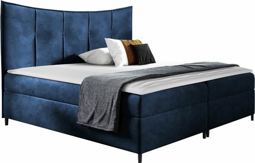 Boisdale Sengeramme 140x200 cm - Mørkeblå