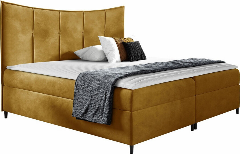 Boisdale Sengeramme 120x200 cm - Gul