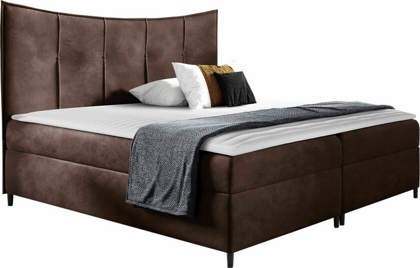 Boisdale Sengeramme 120x200 cm - Mørkebrun