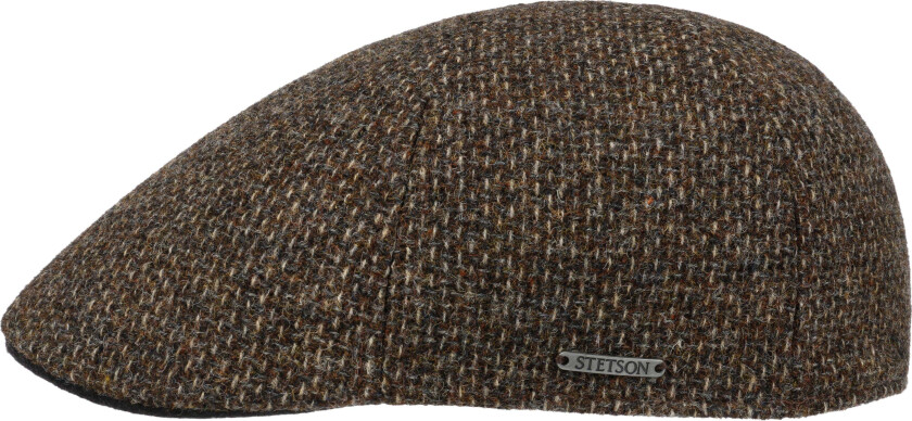 Texas Classic Wool Flat Cap M, Brown Mix