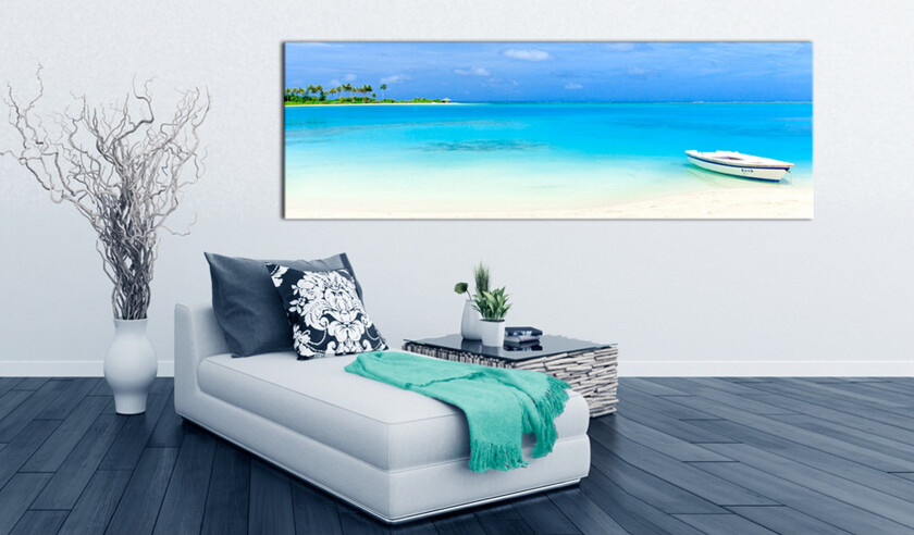 Tavle Azure Paradise 120X40 - Artgeist sp. z o. o.