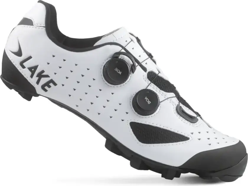 MX238 Gravel Sykkelsko, Hvit/Svart - Bred