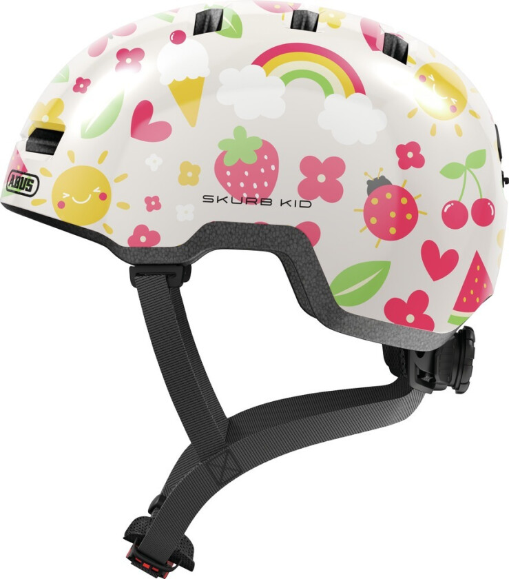 Skurb Kid sykkelhjelm Cream Summer