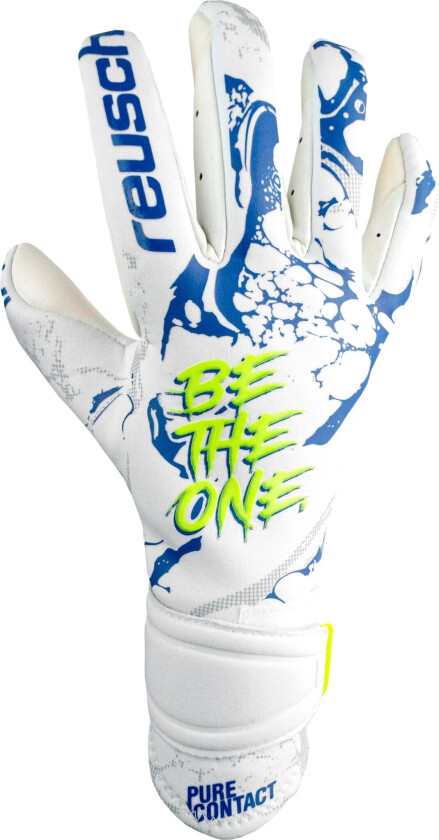 Pure Contact Gold X, keeperhanske, fotball, voksen White/deep Blue