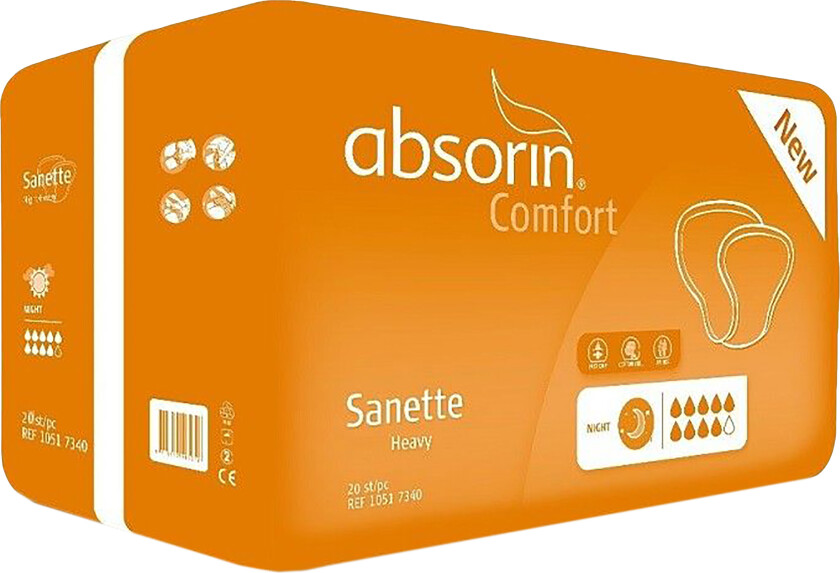 Comfort Sanette heavy, 20 stk