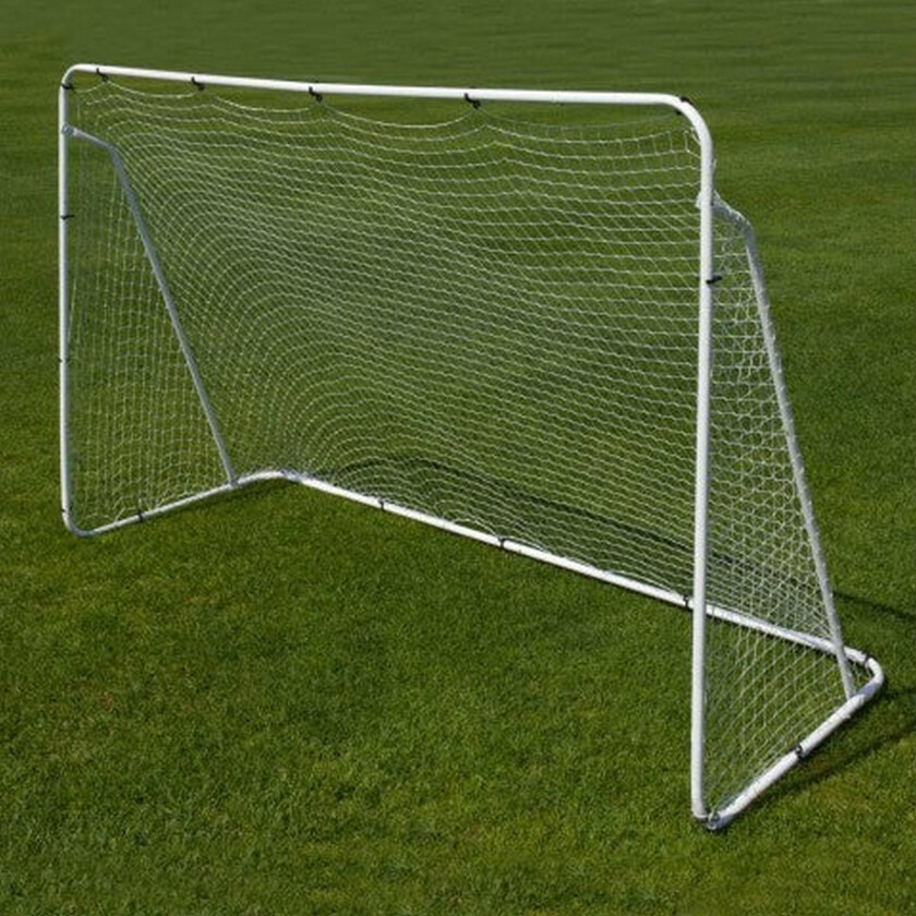 Prosport Fotballmål 240x150x90 cm - Hvit