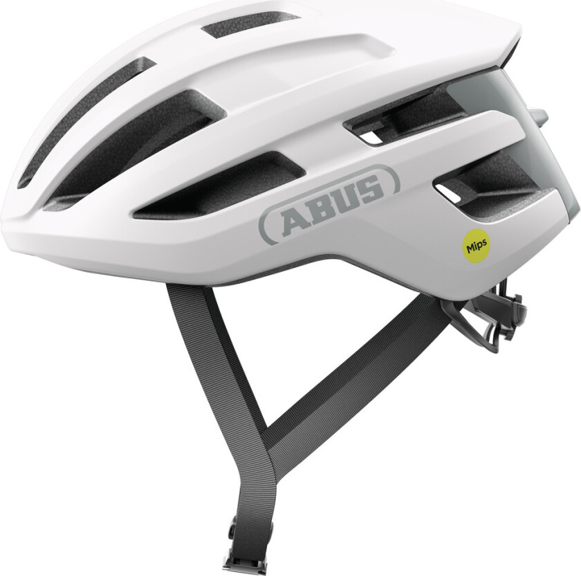 Abus Powerdome Mips sykkelhjelm Polar White