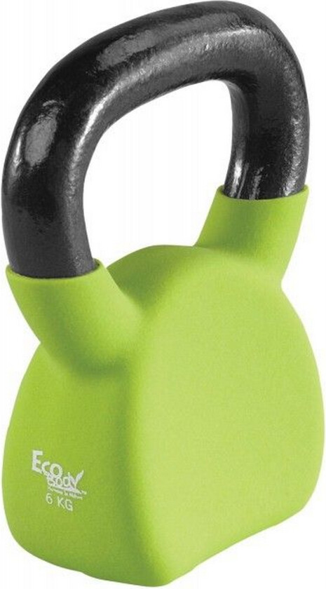 Bilde av Ecobody Neoprene Kettlebell 4 kg - Grønn