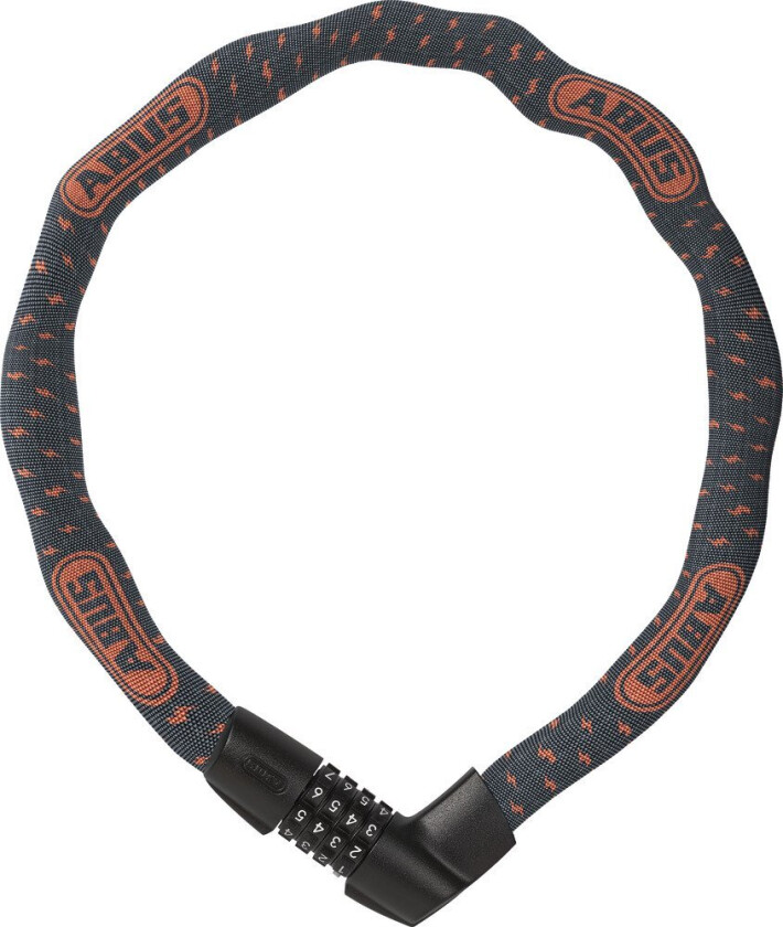 Abus Tresor 1385 Kjedelås 75 cm - Grå/Oransje