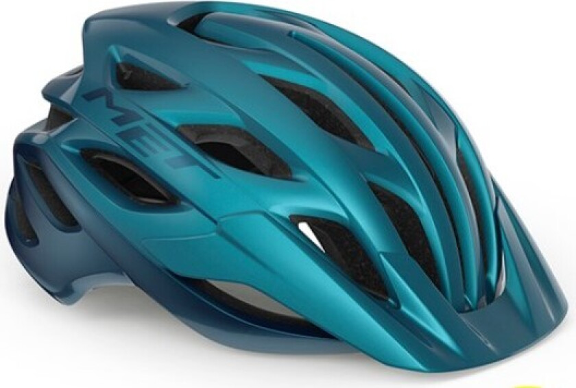 Met Veleno MIPS Sykkelhjelm - Metall Blå