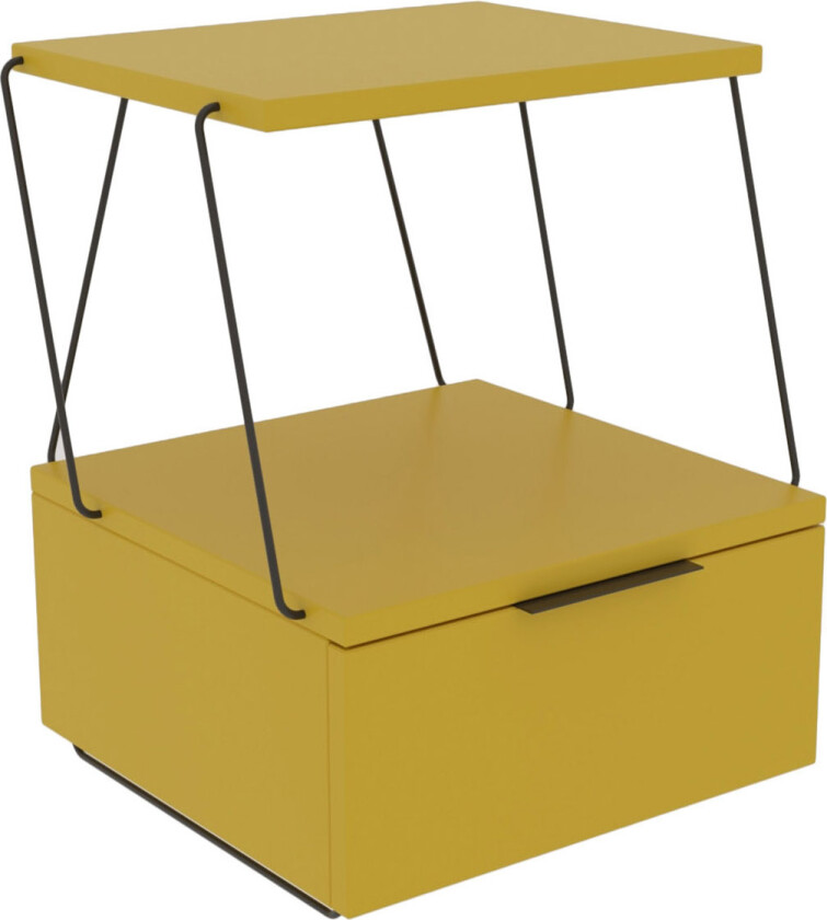 Igazz Nattbord 42x41 cm - Gul
