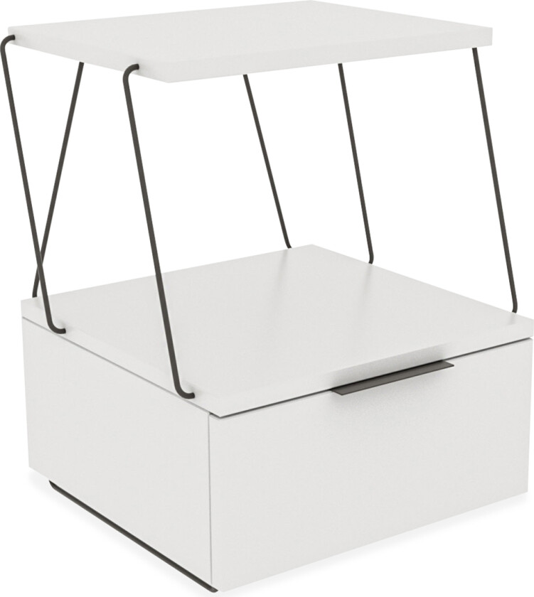 Igazz Nattbord 42x41 cm - Hvit