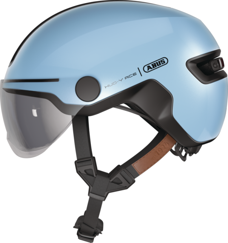 HUD-Y ACE sykkelhjelm LED Iced Blue