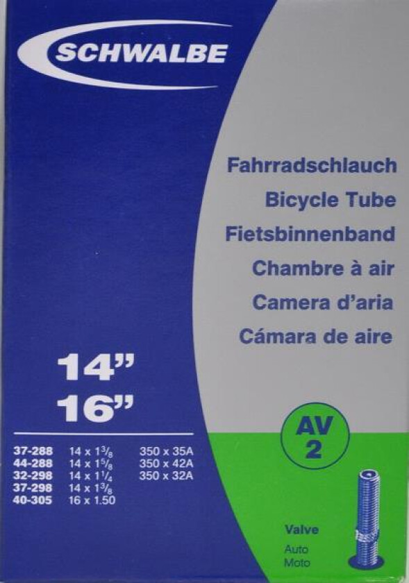 Slange 14x1 3/8 350A AV40mm