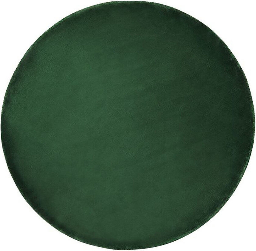 Brinckman Viskosematte Rund 140 cm - MørkeGrønn