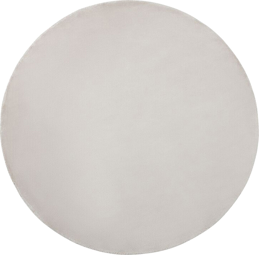 Brinckman Viskosematte Rund 140 cm - Lysegrå