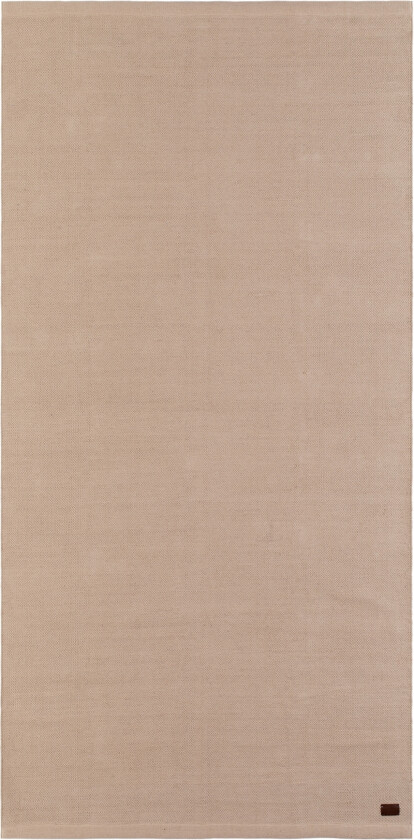 Hemsero Bomullsmatte 75x200 cm - Lyse Linnebrun