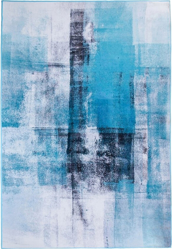 Trabzon Matte 160x230 cm - Hvit/Svart/Flerfarget