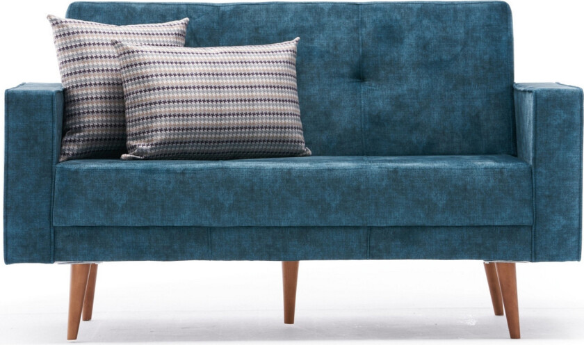 Belgium 2-seters Sofa - Turkis/Natur