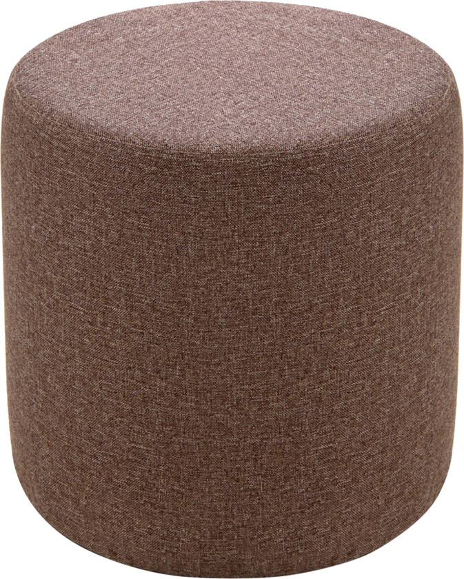 Silindir Sittepuff Rund - Brun