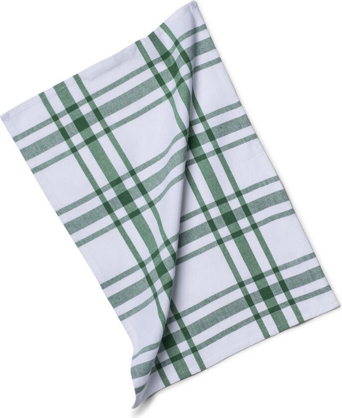 KL T Square Kjøkkenhåndkle 40x60 cm Grønn - Kosta Linnewäfveri