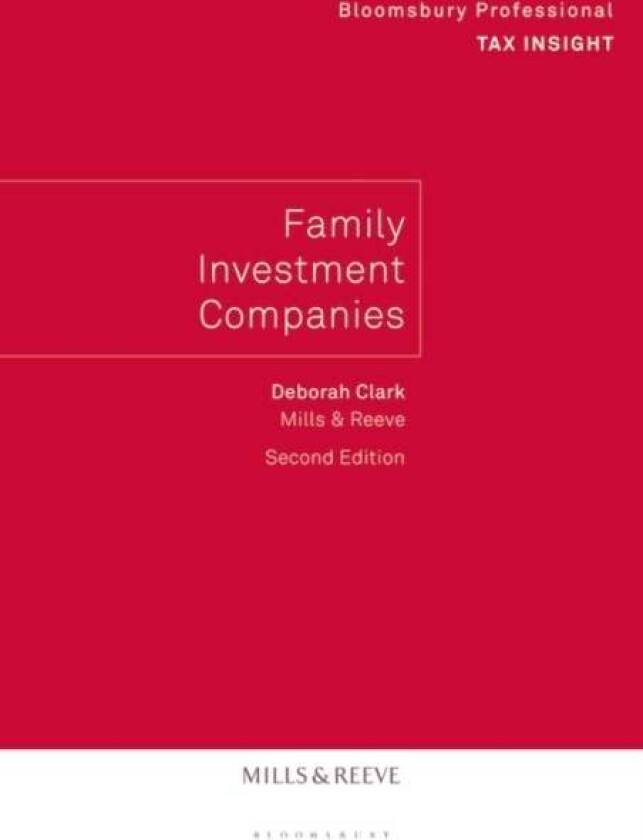 Family Investment Companies - 2nd edition av Deborah Clark