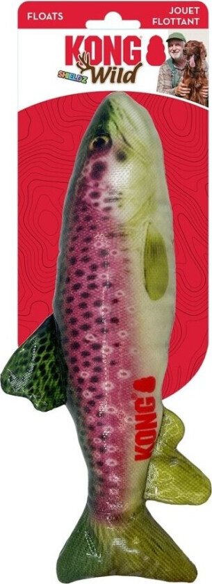 Wild Shieldz Fisk Rød 28 cm