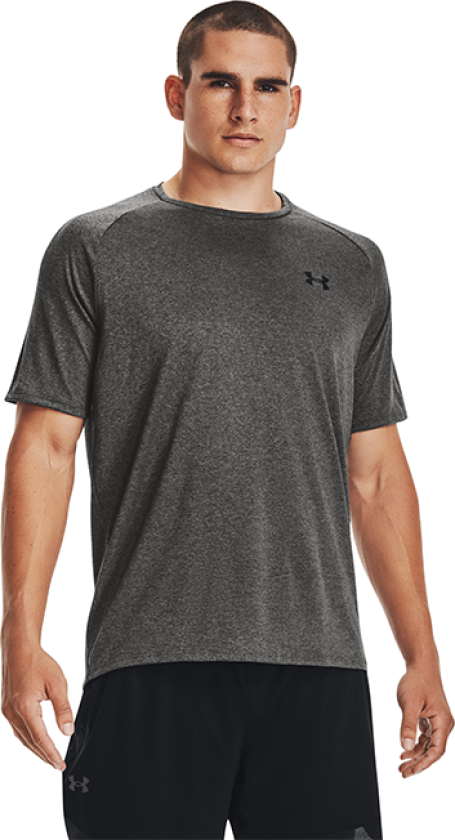 UA Tech 2.0 SS Tee, Carbon Heather