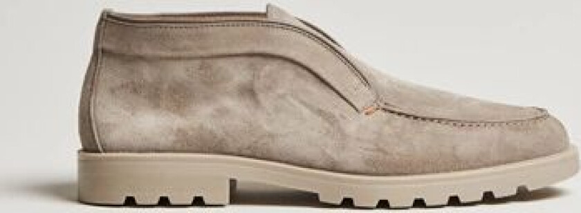 Open Chukka Boot Taupe Suede
