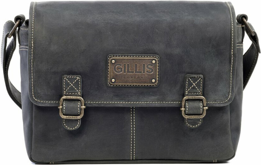 Bilde av Gillis London Trafalgar Vintage skinn skulderveske - svart