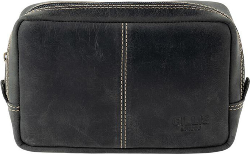 Bilde av Gillis London Trafalgar Vintage Toalettveske i Leather Small - Black